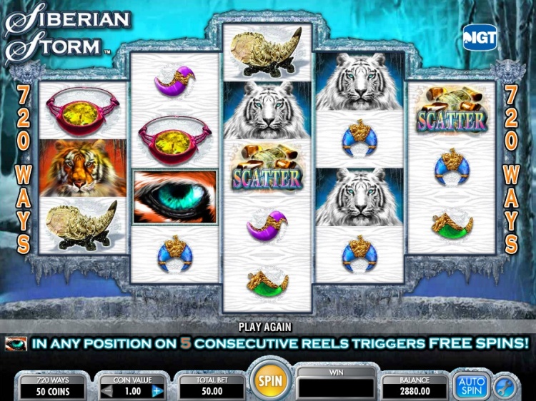 Игровой автомат «Siberian Storm» в казино Орка 88